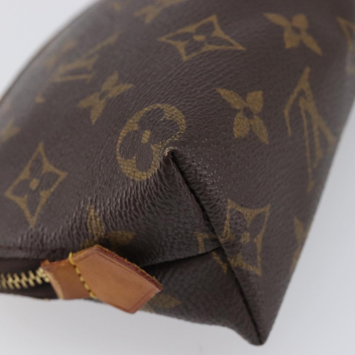 LOUIS VUITTON Monogram Pochette Cosmetic PM Pouch M43998 LV Auth hk4090