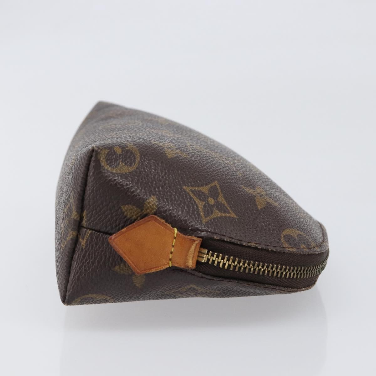 LOUIS VUITTON Monogram Pochette Cosmetic PM Pouch M43998 LV Auth hk4090