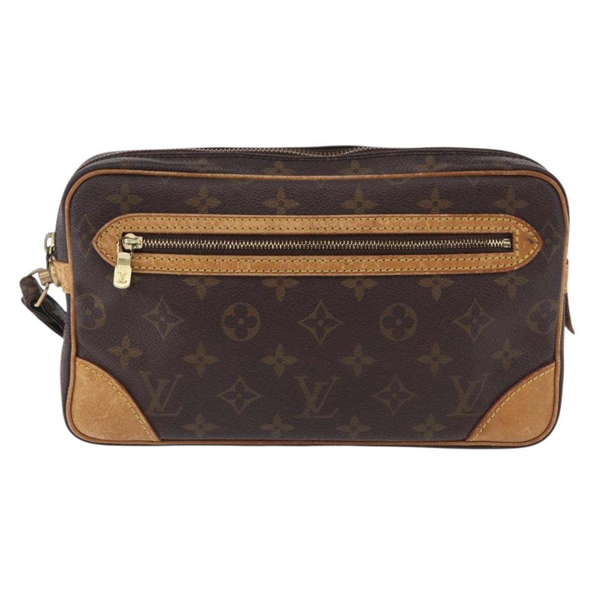 LOUIS VUITTON Monogram Marly Dragonne GM Clutch Bag M51825 LV Auth hk4092