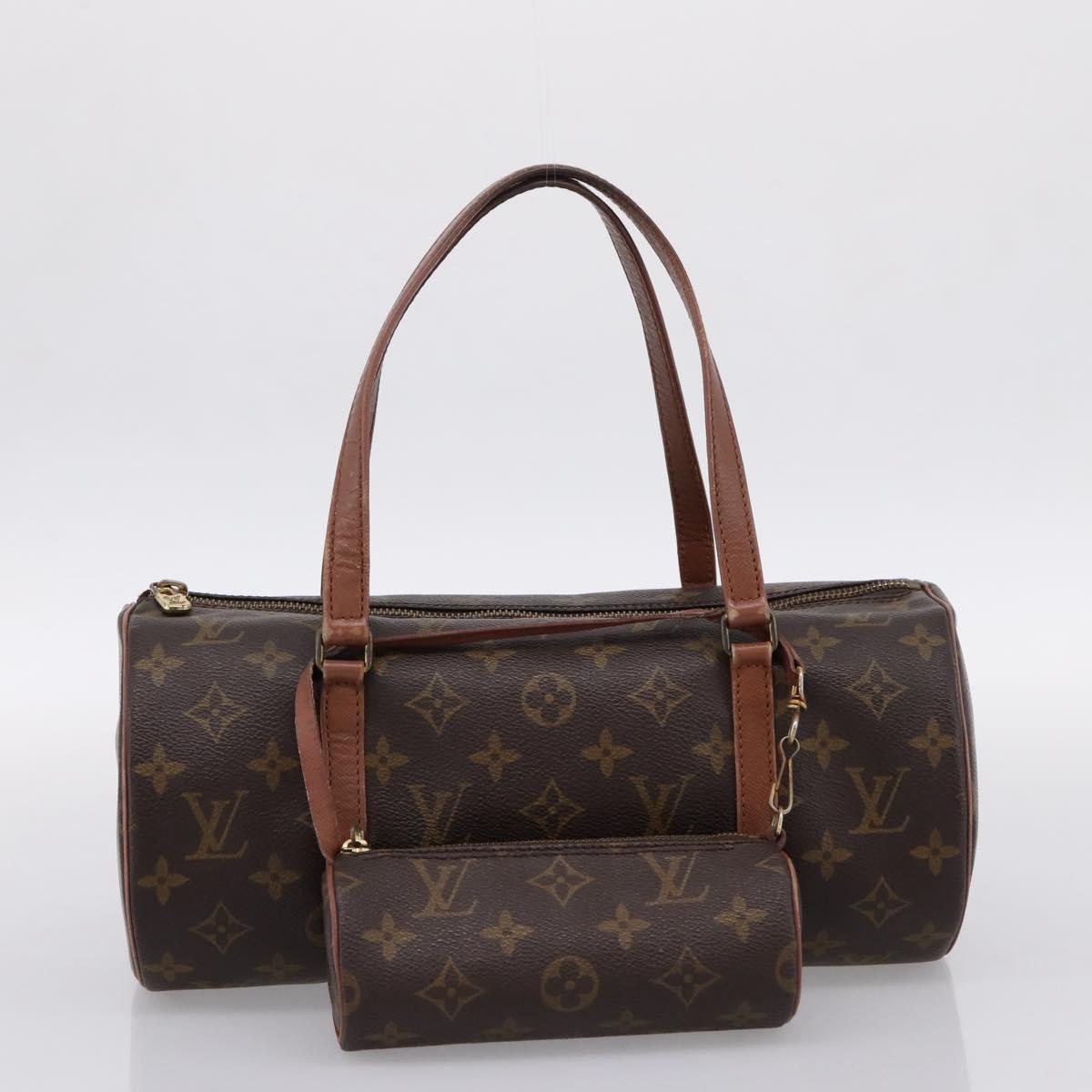 LOUIS VUITTON Monogram Papillon 30 Hand Bag M51365 LV Auth hk4094