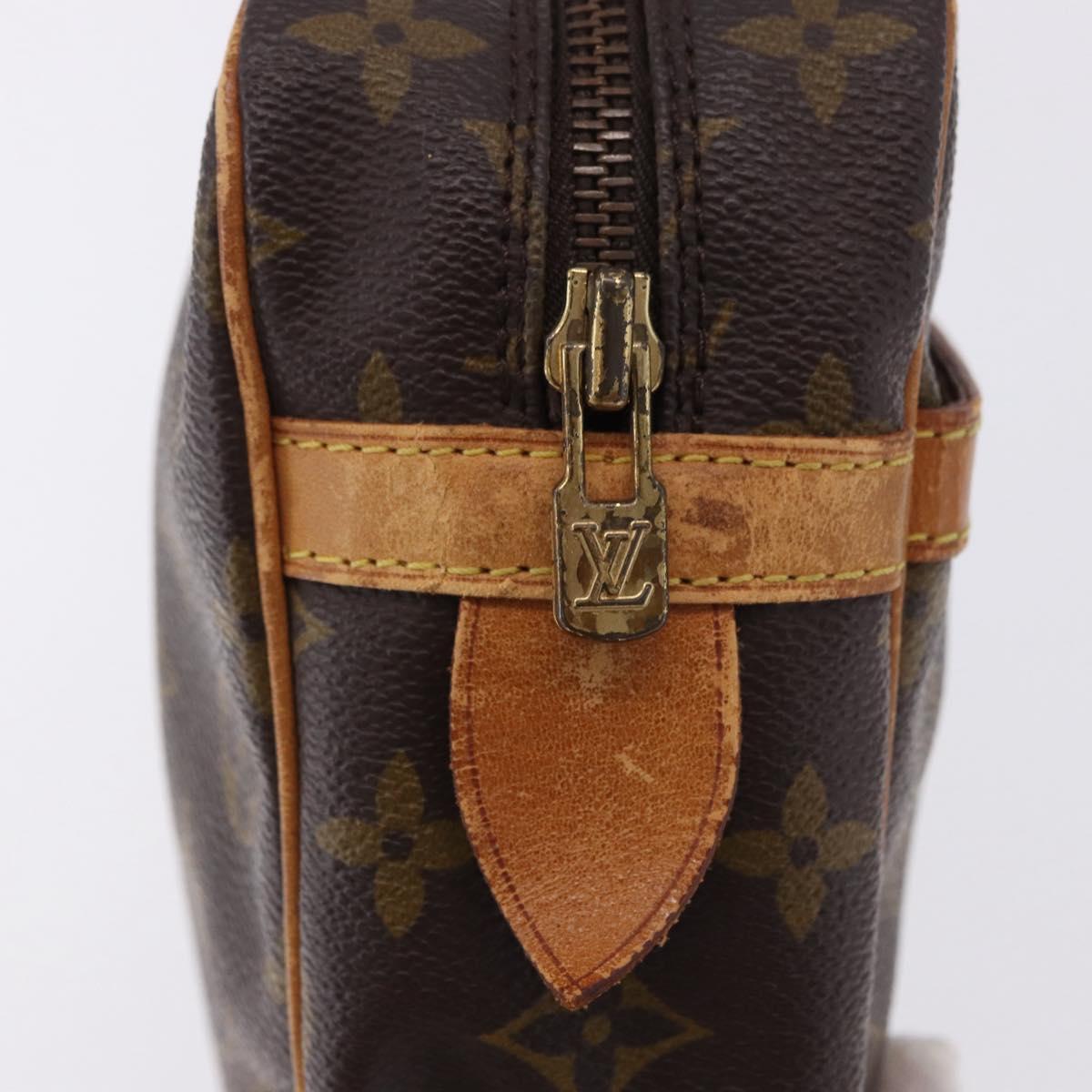 LOUIS VUITTON Monogram Compiegne 28 Clutch Bag M51845 LV Auth hk4095