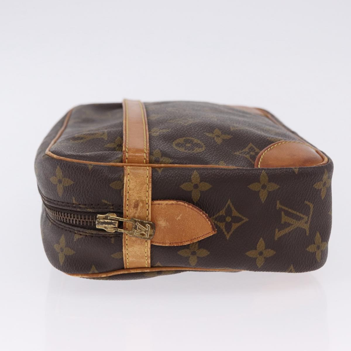 LOUIS VUITTON Monogram Compiegne 28 Clutch Bag M51845 LV Auth hk4095