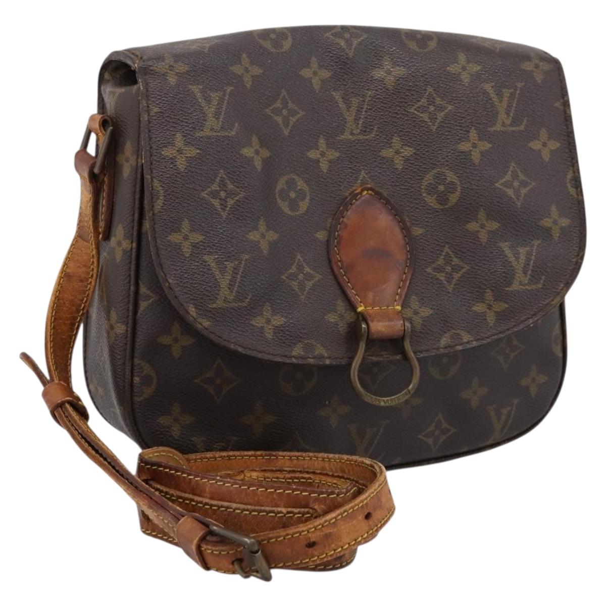 LOUIS VUITTON Monogram Saint Cloud GM Shoulder Bag M51242 LV Auth hk4099
