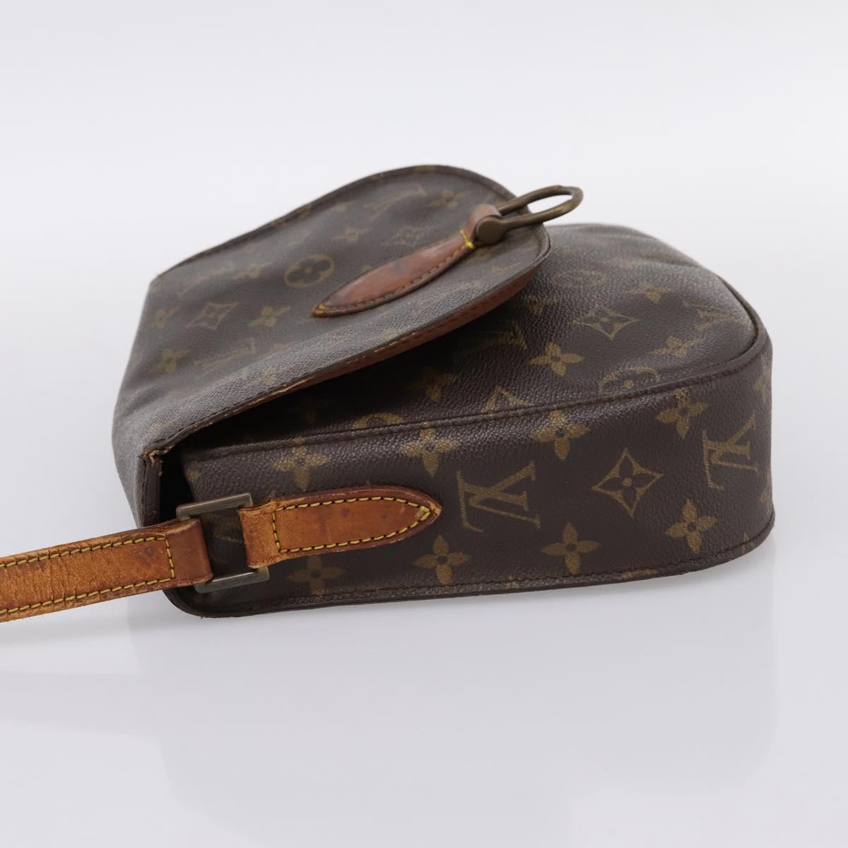 LOUIS VUITTON Monogram Saint Cloud GM Shoulder Bag M51242 LV Auth hk4099