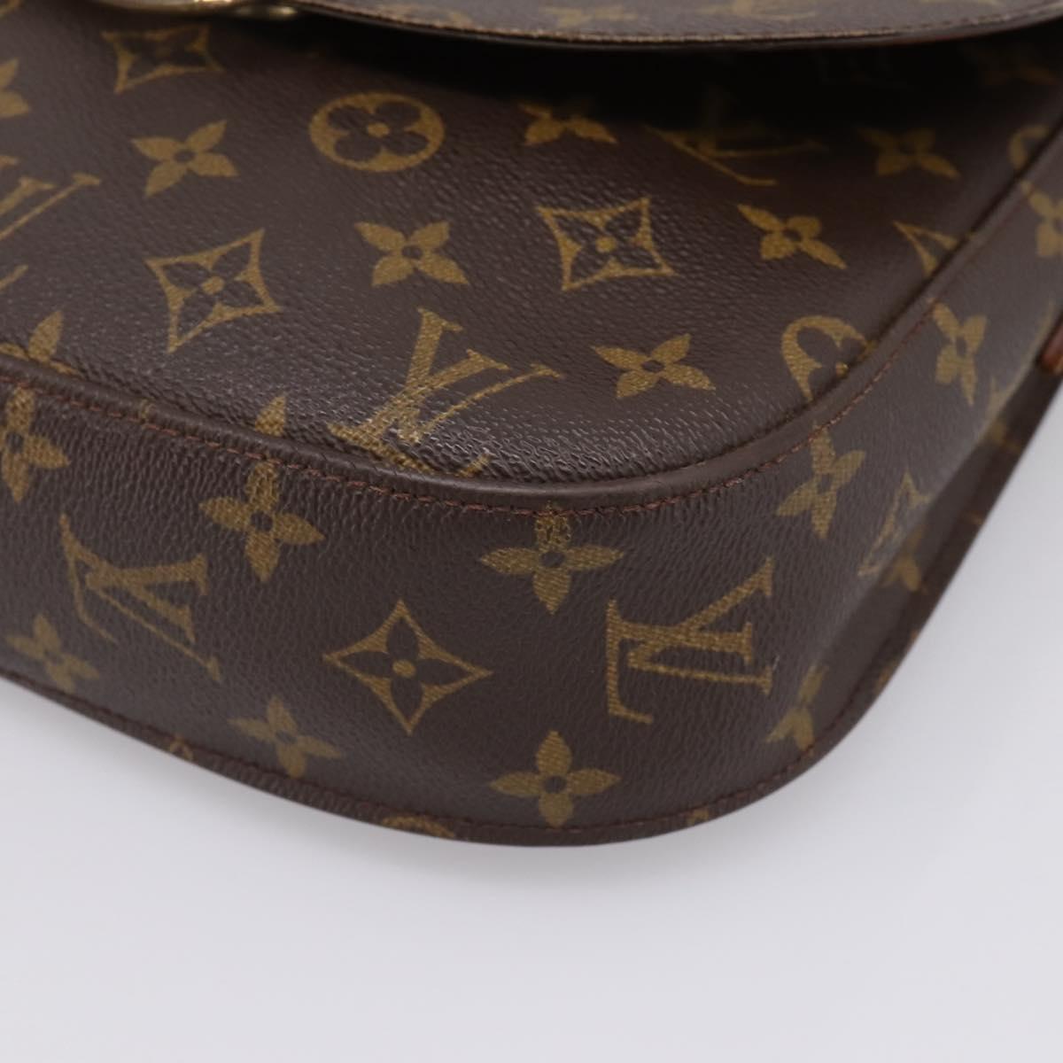 LOUIS VUITTON Monogram Saint Cloud GM Shoulder Bag M51242 LV Auth hk4100