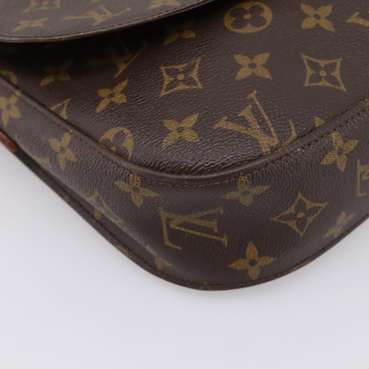 LOUIS VUITTON Monogram Saint Cloud GM Shoulder Bag M51242 LV Auth hk4100