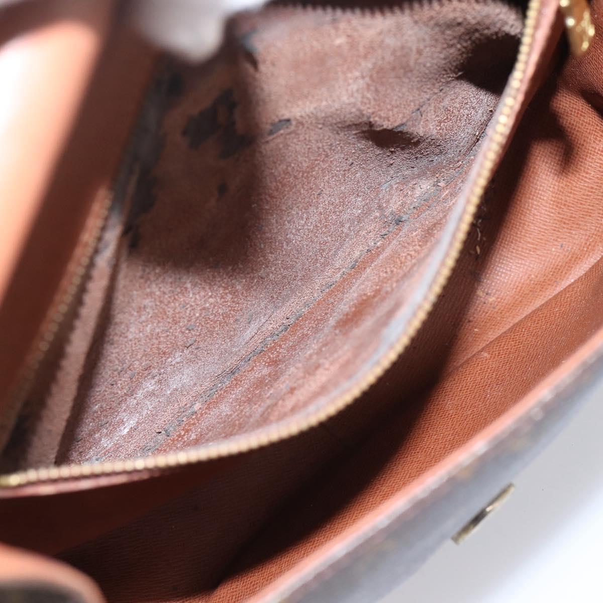 LOUIS VUITTON Monogram Saint Cloud GM Shoulder Bag M51242 LV Auth hk4100