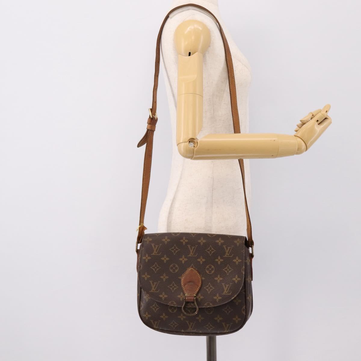 LOUIS VUITTON Monogram Saint Cloud GM Shoulder Bag M51242 LV Auth hk4100