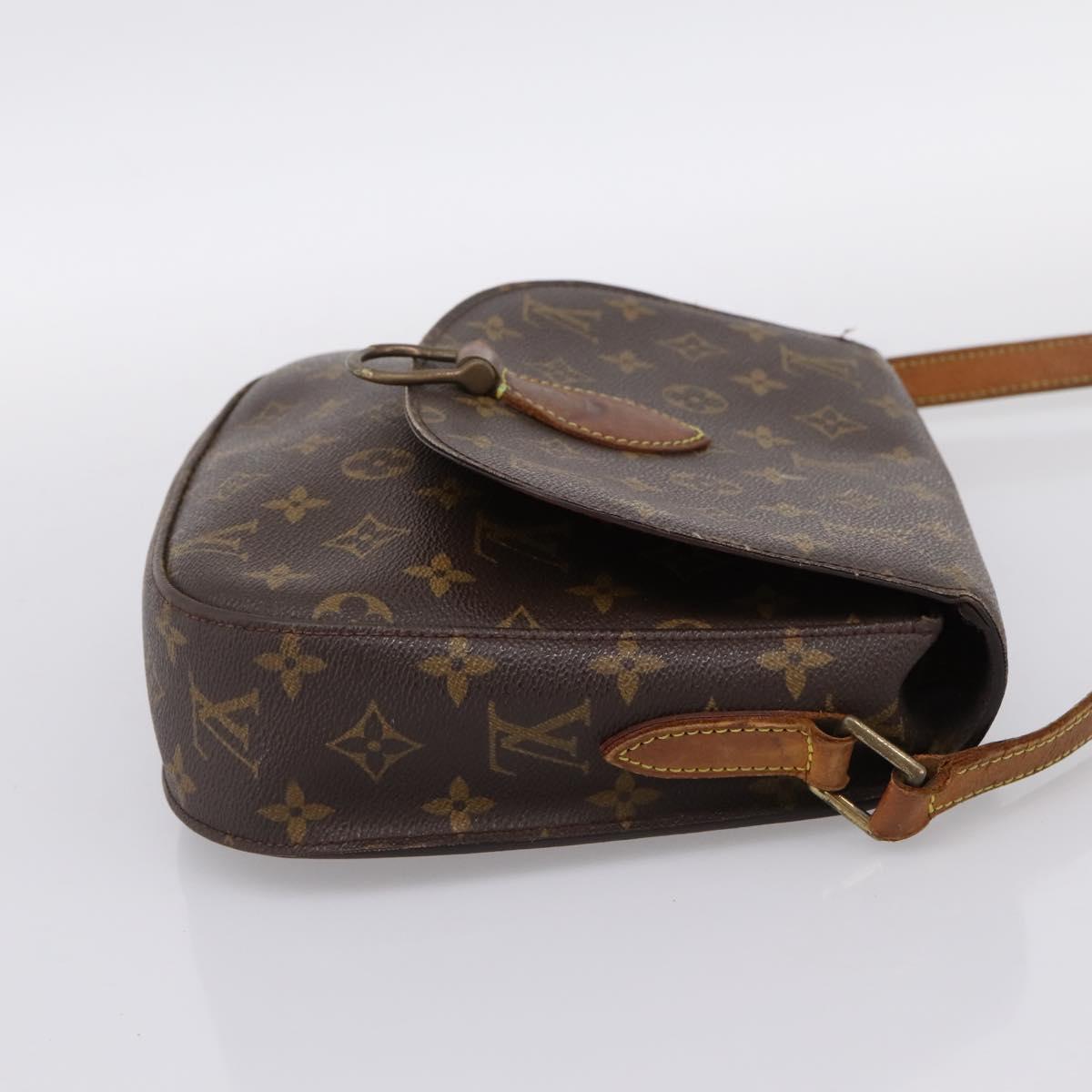 LOUIS VUITTON Monogram Saint Cloud GM Shoulder Bag M51242 LV Auth hk4100
