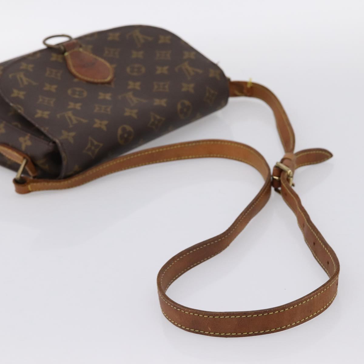 LOUIS VUITTON Monogram Saint Cloud GM Shoulder Bag M51242 LV Auth hk4100