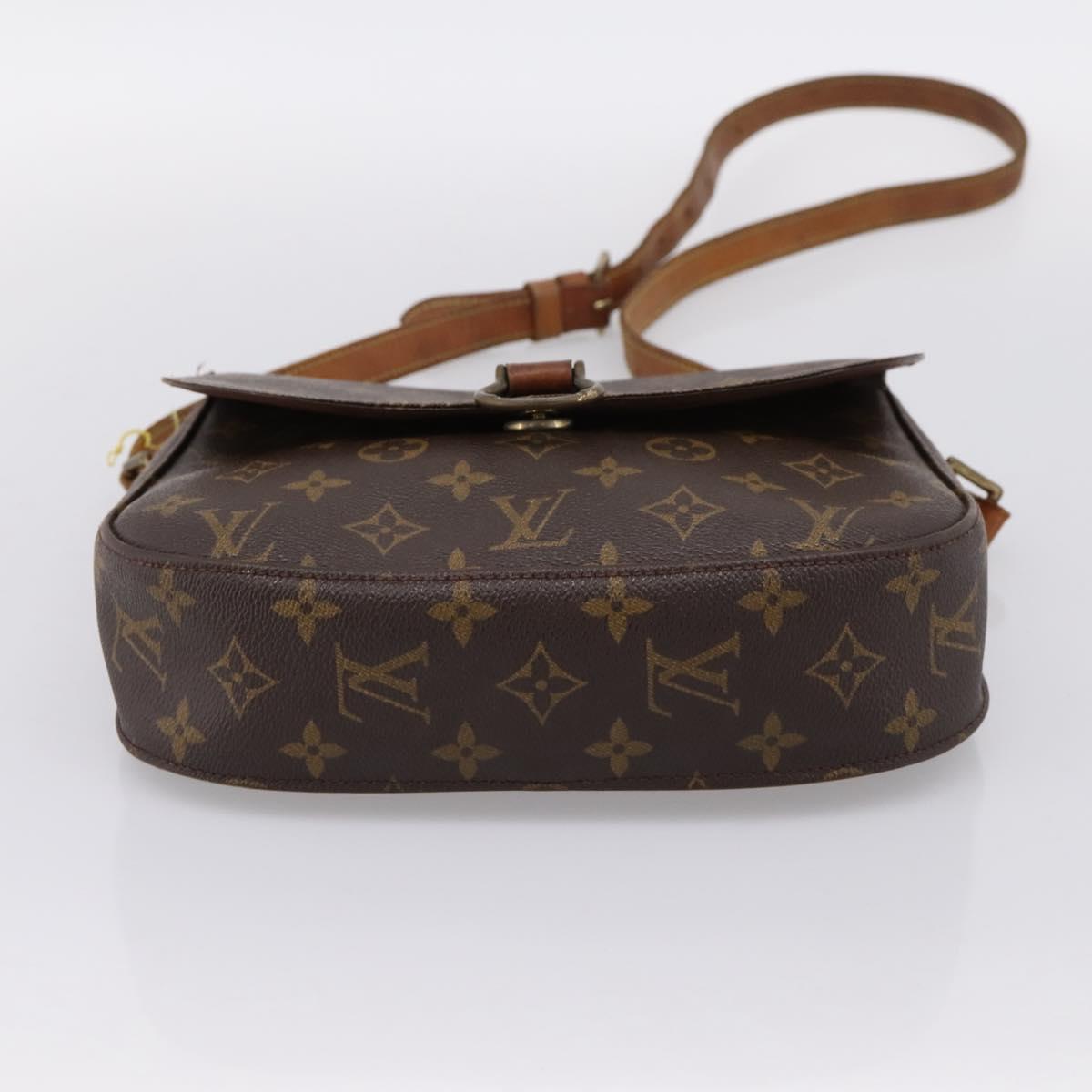 LOUIS VUITTON Monogram Saint Cloud GM Shoulder Bag M51242 LV Auth hk4100