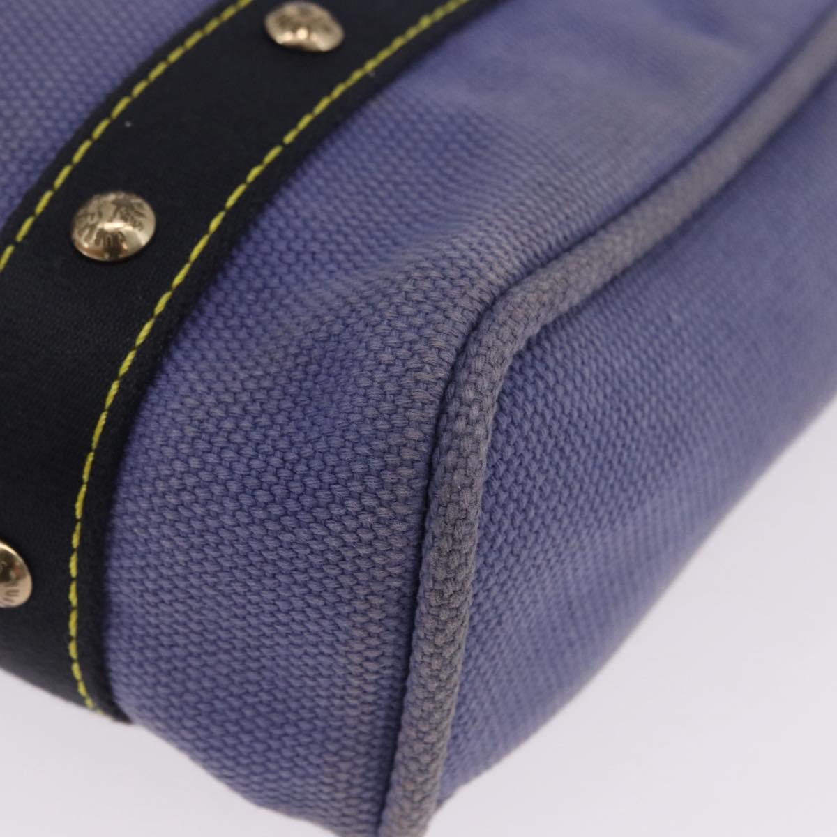 LOUIS VUITTON Antigua Cabas MM Tote Bag Blue M40087 LV Auth hk4101