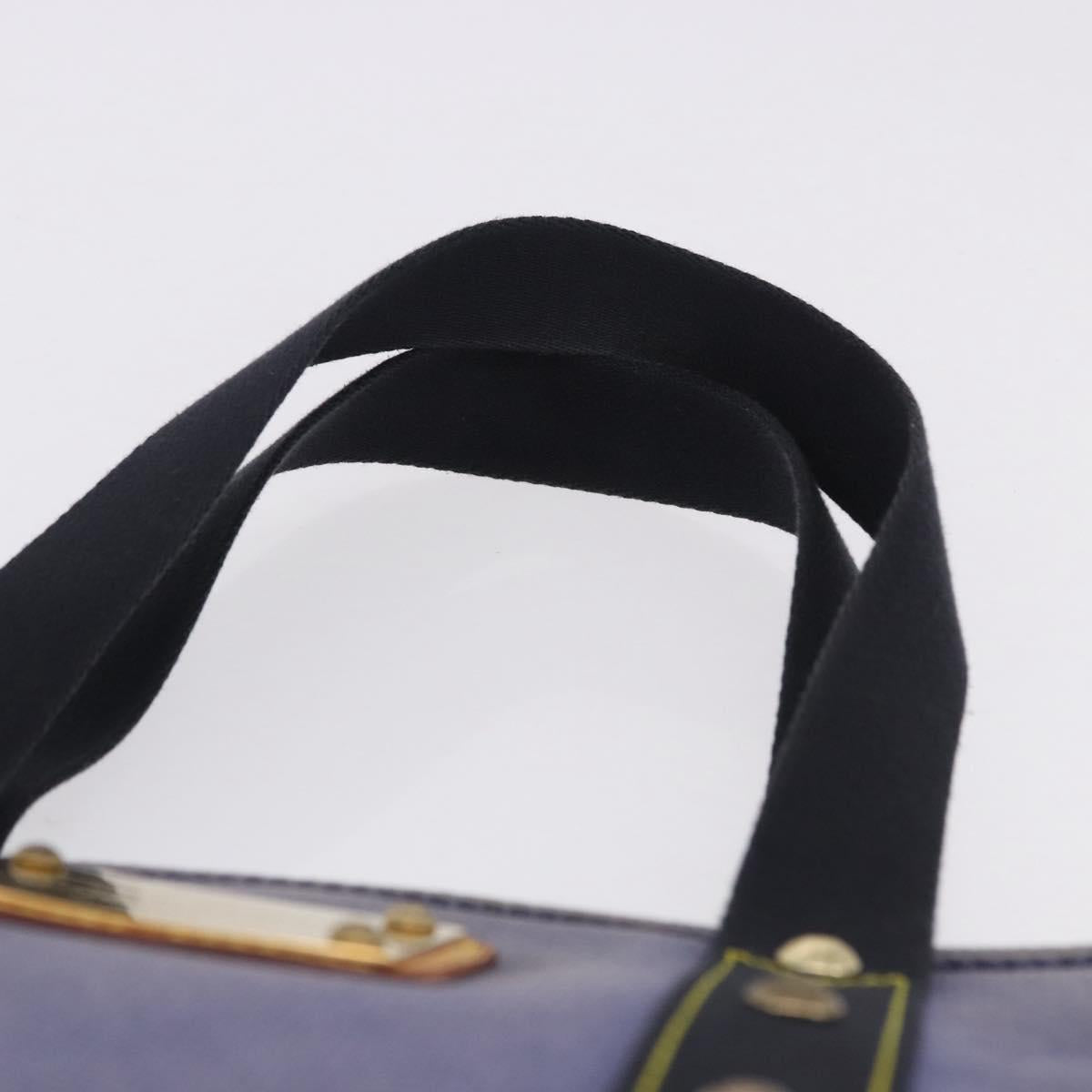 LOUIS VUITTON Antigua Cabas MM Tote Bag Blue M40087 LV Auth hk4101
