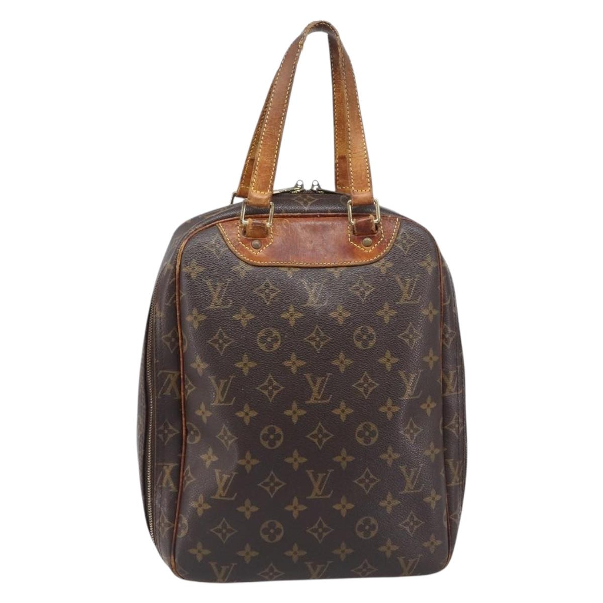 LOUIS VUITTON Monogram Excursion Hand Bag M41450 LV Auth hk4103