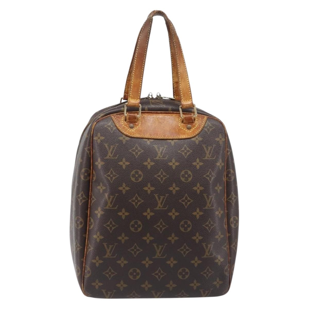 LOUIS VUITTON Monogram Excursion Hand Bag M41450 LV Auth hk4103