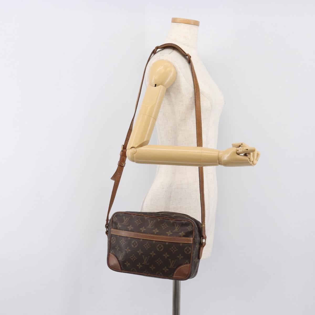 LOUIS VUITTON Monogram Trocadero 27 Shoulder Bag M51274 LV Auth hk4104