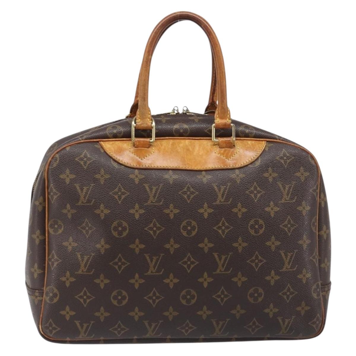 LOUIS VUITTON Monogram Deauville Hand Bag M47270 LV Auth hk4105