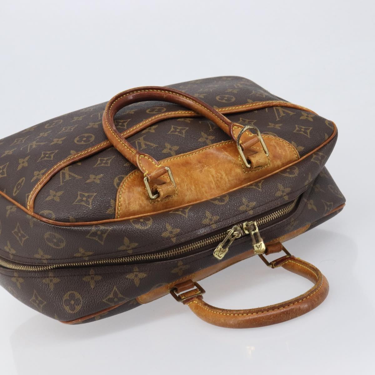 LOUIS VUITTON Monogram Deauville Hand Bag M47270 LV Auth hk4105