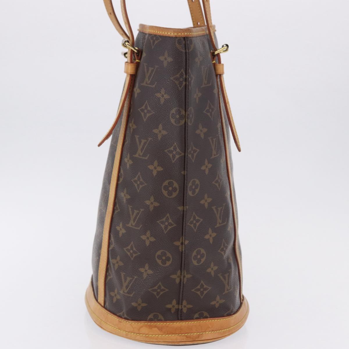 LOUIS VUITTON Monogram Bucket GM Shoulder Bag M42236 LV Auth hk4108