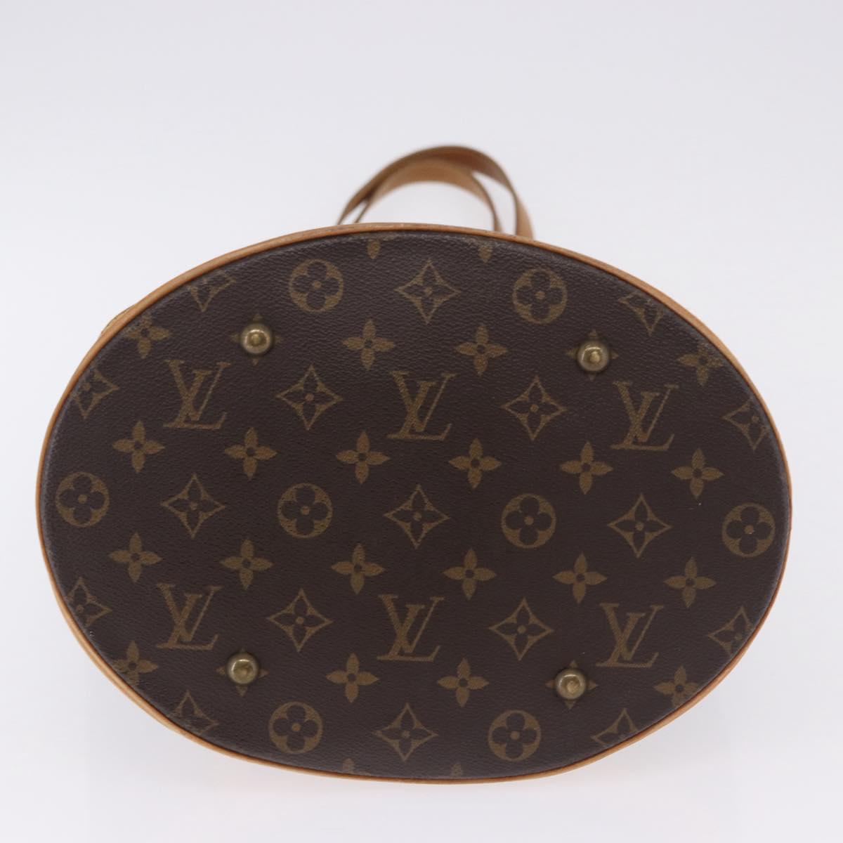 LOUIS VUITTON Monogram Bucket GM Shoulder Bag M42236 LV Auth hk4108