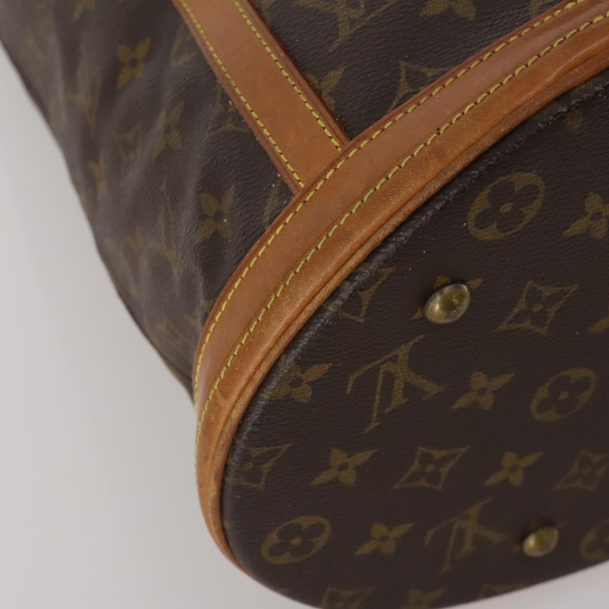 LOUIS VUITTON Monogram Bucket GM Shoulder Bag M42236 LV Auth hk4109