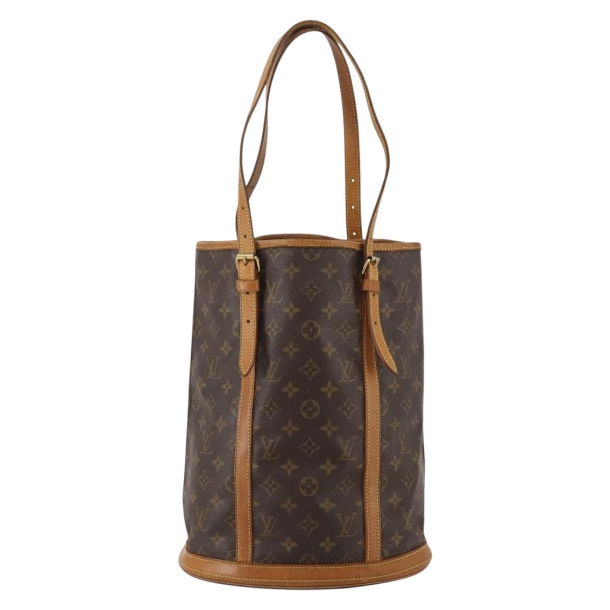 LOUIS VUITTON Monogram Bucket GM Shoulder Bag M42236 LV Auth hk4109