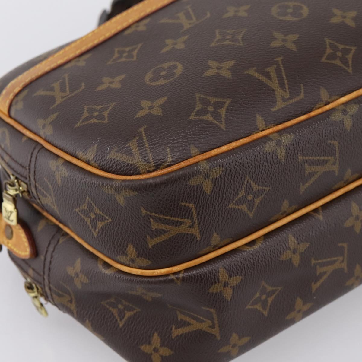 LOUIS VUITTON Monogram Reporter PM Shoulder Bag M45254 LV Auth hk4110