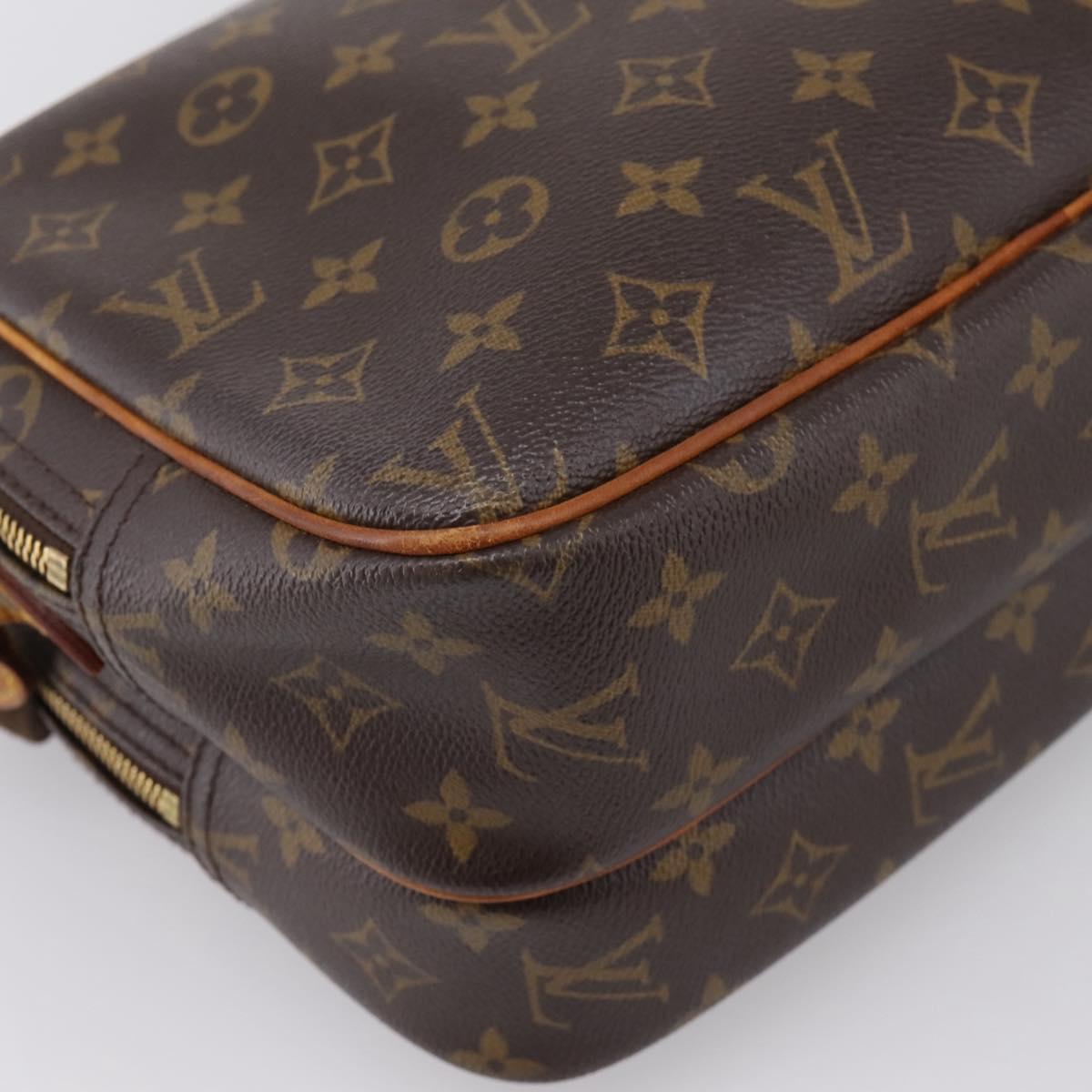 LOUIS VUITTON Monogram Reporter PM Shoulder Bag M45254 LV Auth hk4110