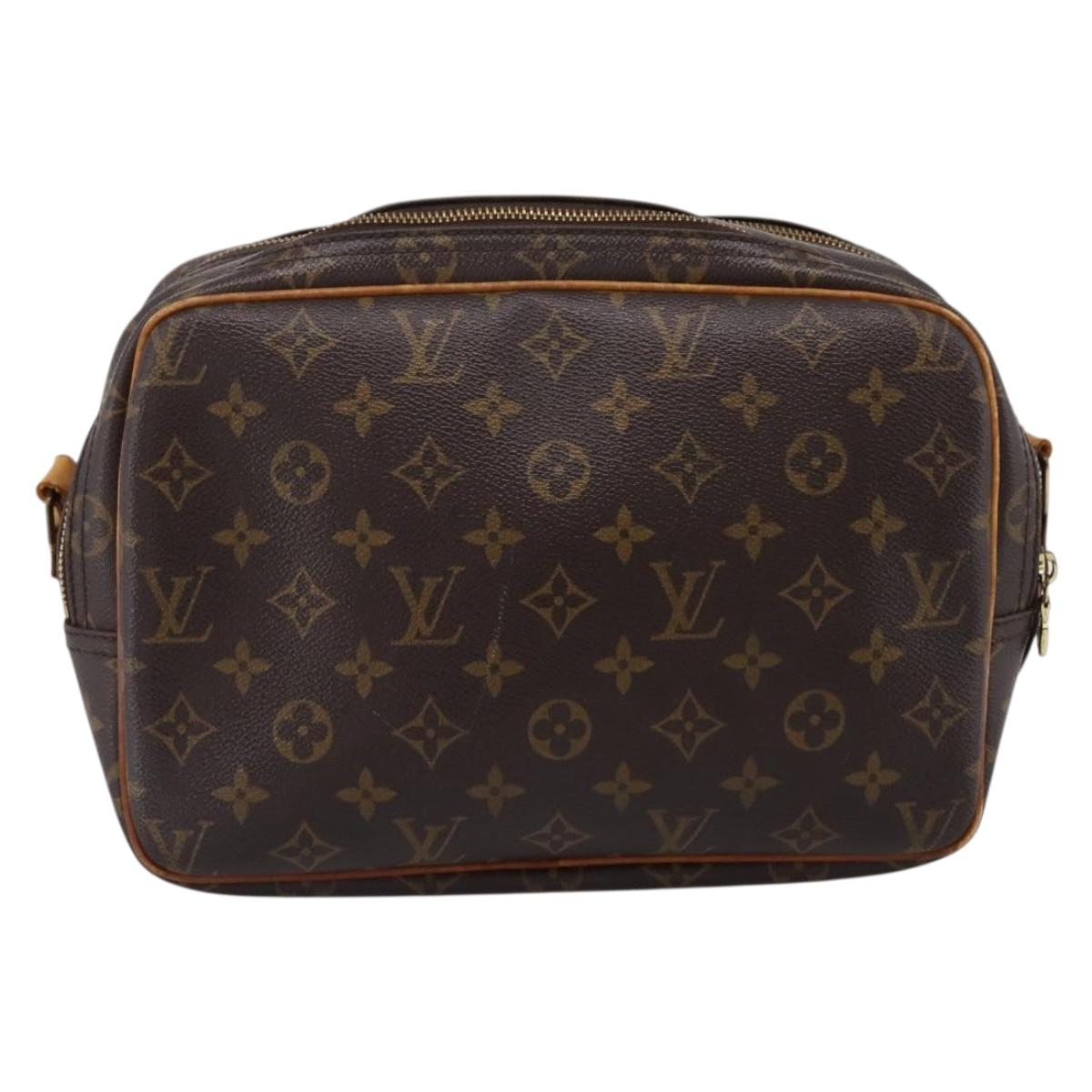 LOUIS VUITTON Monogram Reporter PM Shoulder Bag M45254 LV Auth hk4110