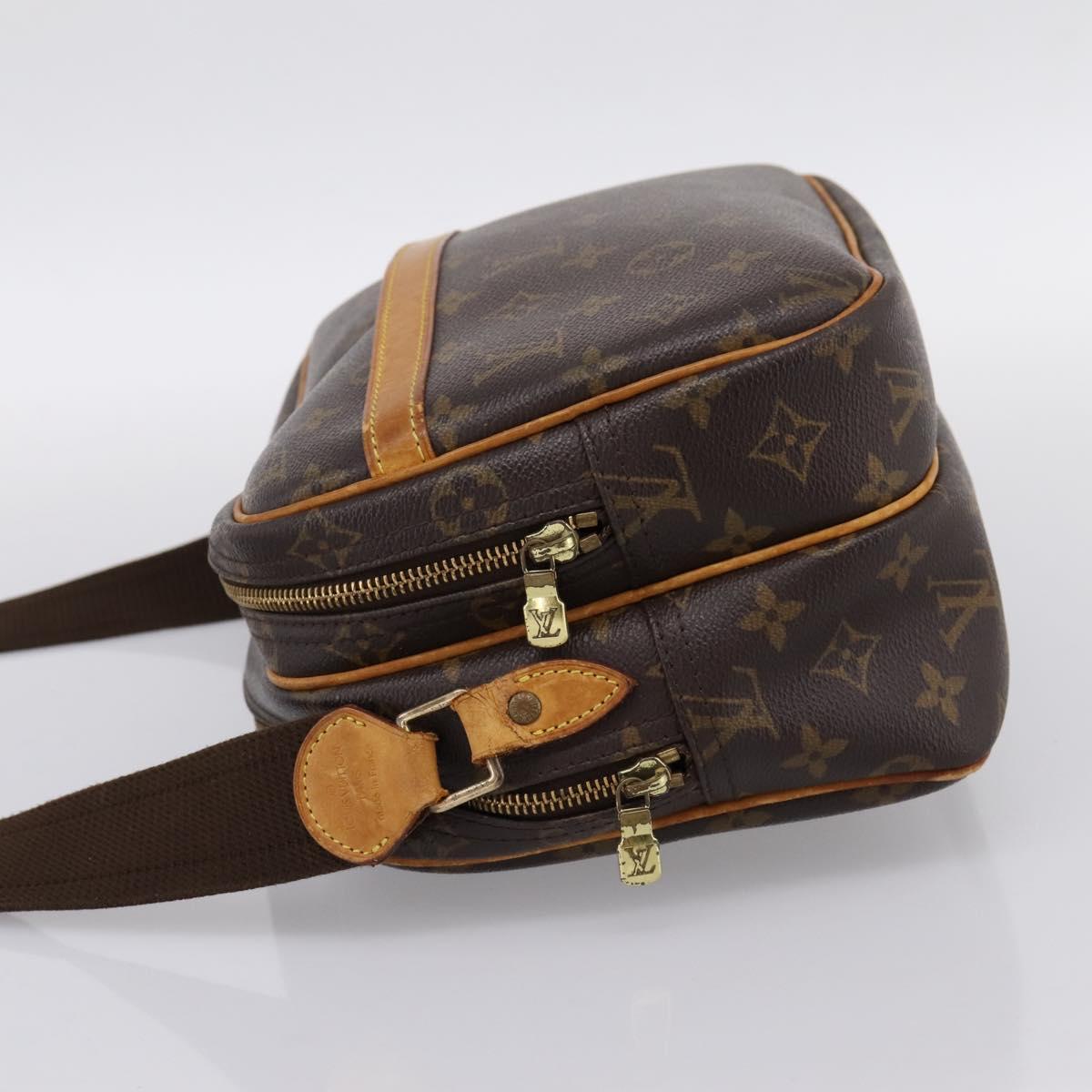 LOUIS VUITTON Monogram Reporter PM Shoulder Bag M45254 LV Auth hk4110