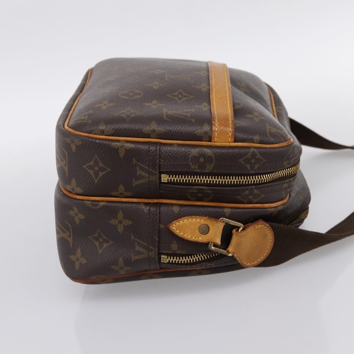 LOUIS VUITTON Monogram Reporter PM Shoulder Bag M45254 LV Auth hk4110
