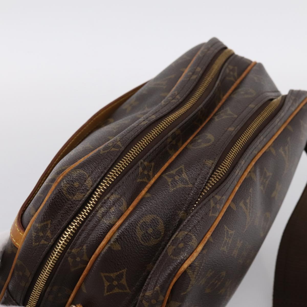 LOUIS VUITTON Monogram Reporter PM Shoulder Bag M45254 LV Auth hk4110