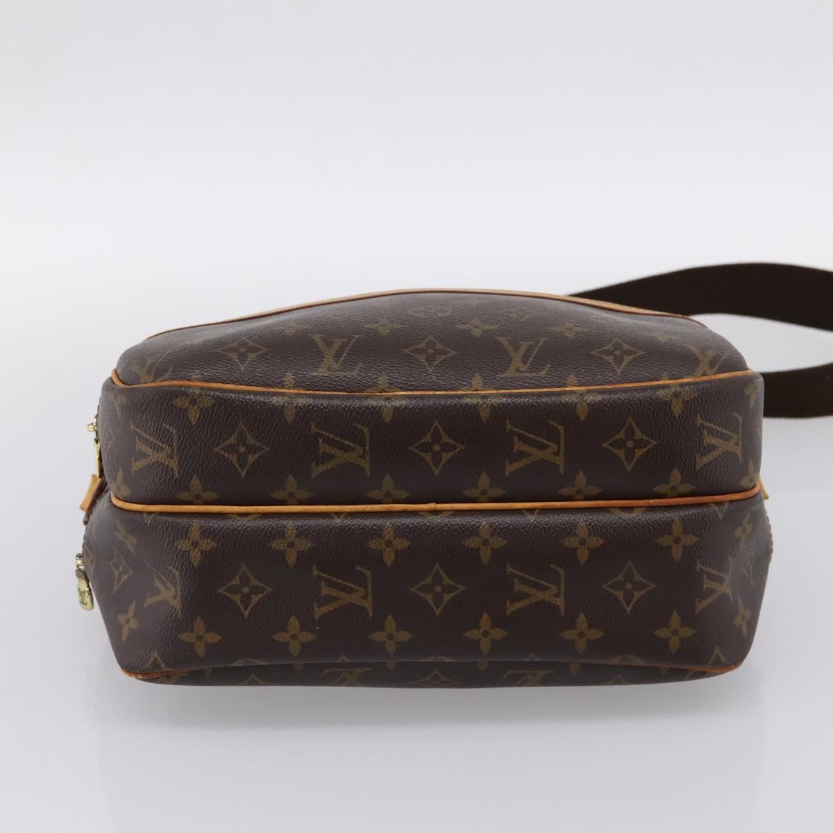 LOUIS VUITTON Monogram Reporter PM Shoulder Bag M45254 LV Auth hk4110