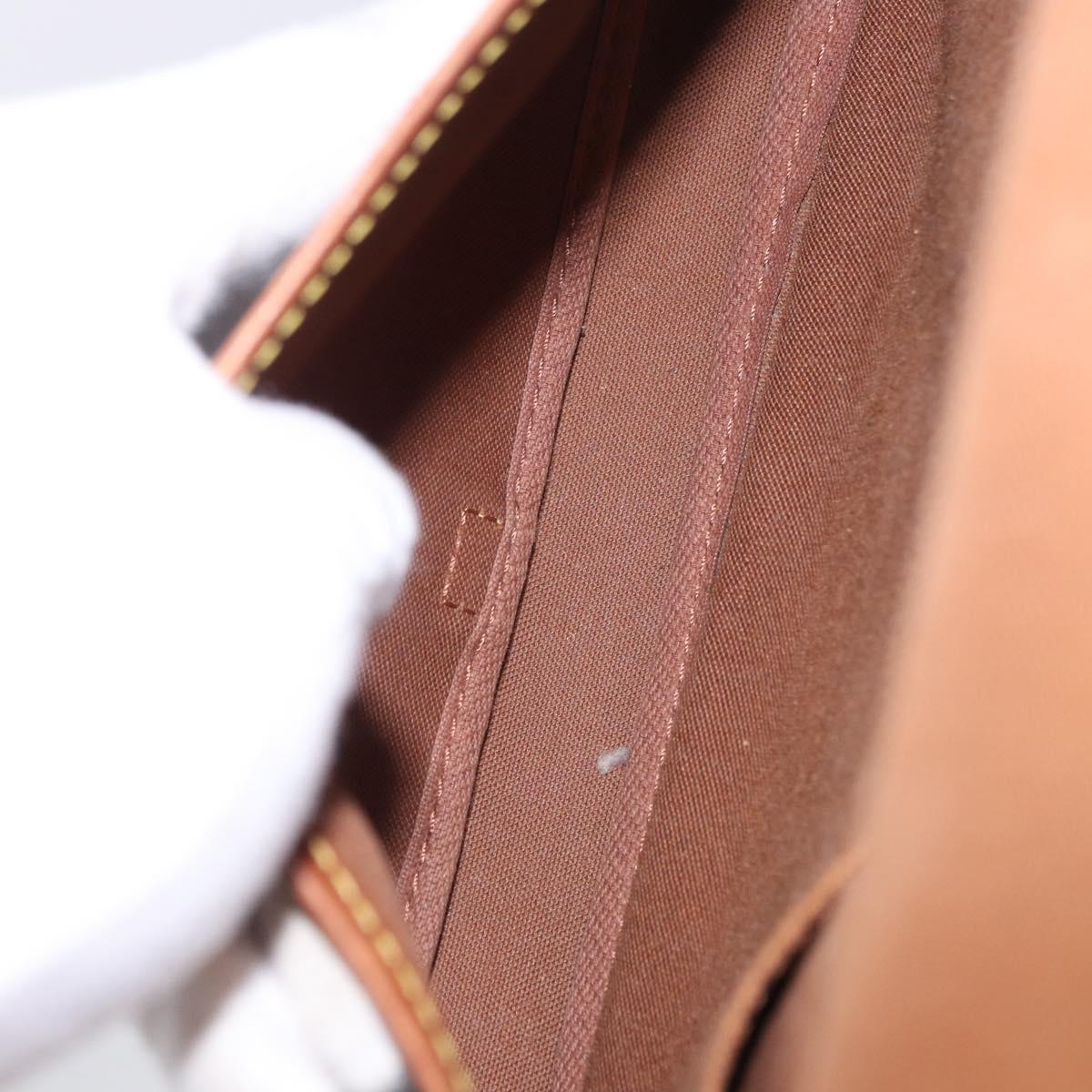 LOUIS VUITTON Monogram Saumur 30 Shoulder Bag M42256 LV Auth hk4112