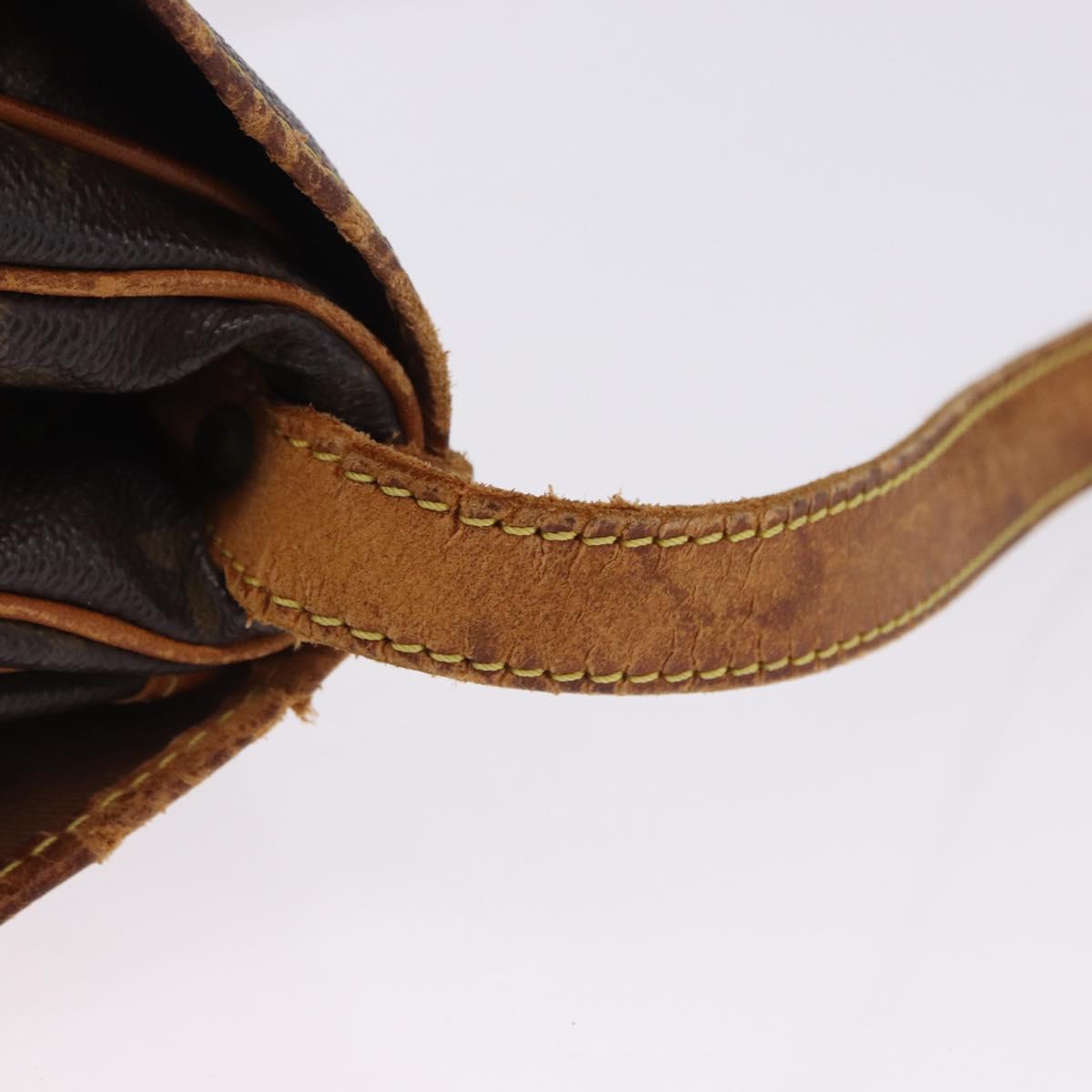 LOUIS VUITTON Monogram Saumur 30 Shoulder Bag M42256 LV Auth hk4112
