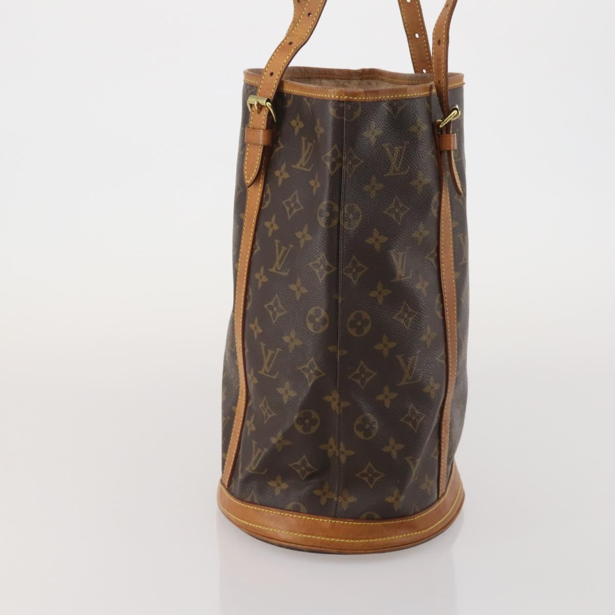 LOUIS VUITTON Monogram Bucket GM Shoulder Bag M42236 LV Auth hk4114
