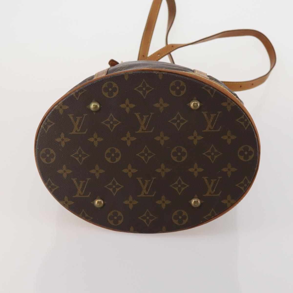 LOUIS VUITTON Monogram Bucket GM Shoulder Bag M42236 LV Auth hk4114