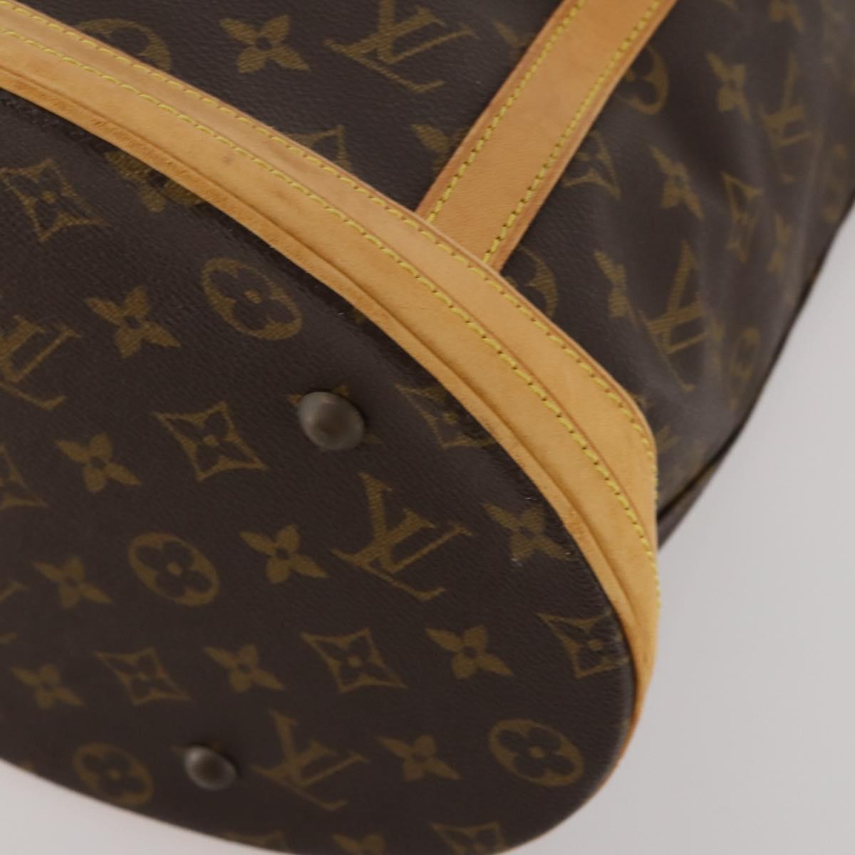 LOUIS VUITTON Monogram Bucket GM Shoulder Bag M42236 LV Auth hk4115