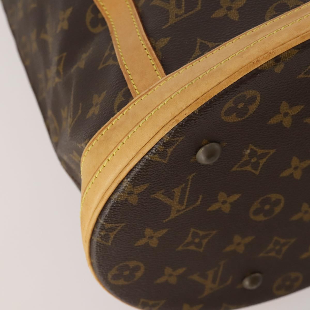 LOUIS VUITTON Monogram Bucket GM Shoulder Bag M42236 LV Auth hk4115