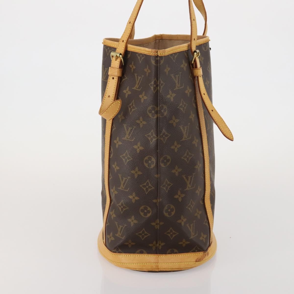 LOUIS VUITTON Monogram Bucket GM Shoulder Bag M42236 LV Auth hk4115