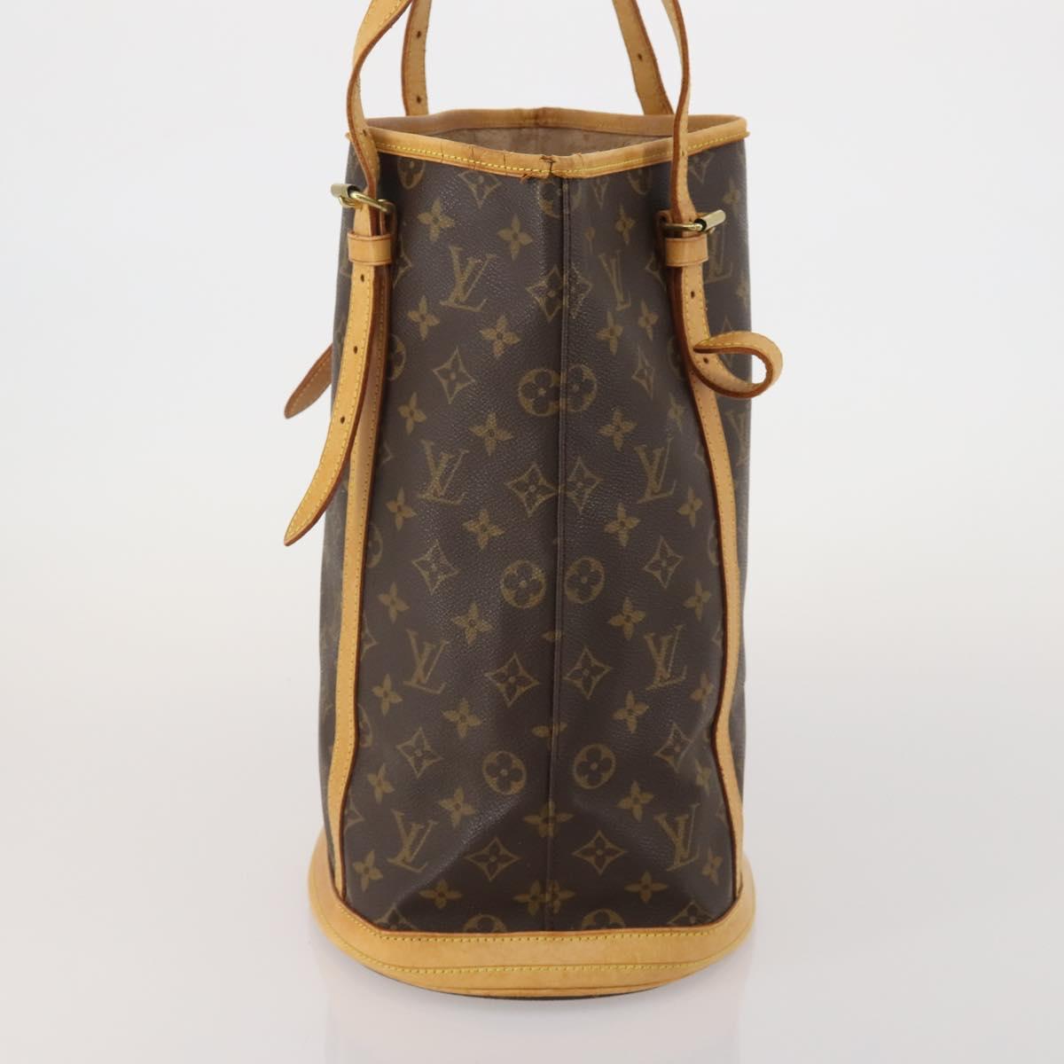 LOUIS VUITTON Monogram Bucket GM Shoulder Bag M42236 LV Auth hk4115