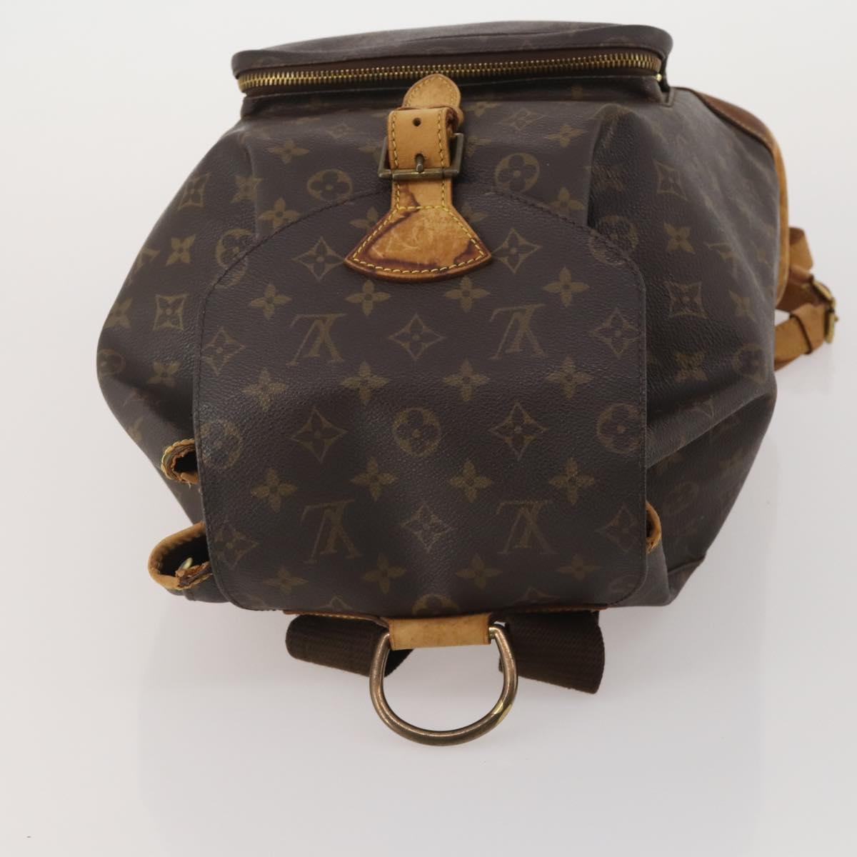 LOUIS VUITTON Monogram Montsouris GM Backpack M51135 LV Auth hk4117
