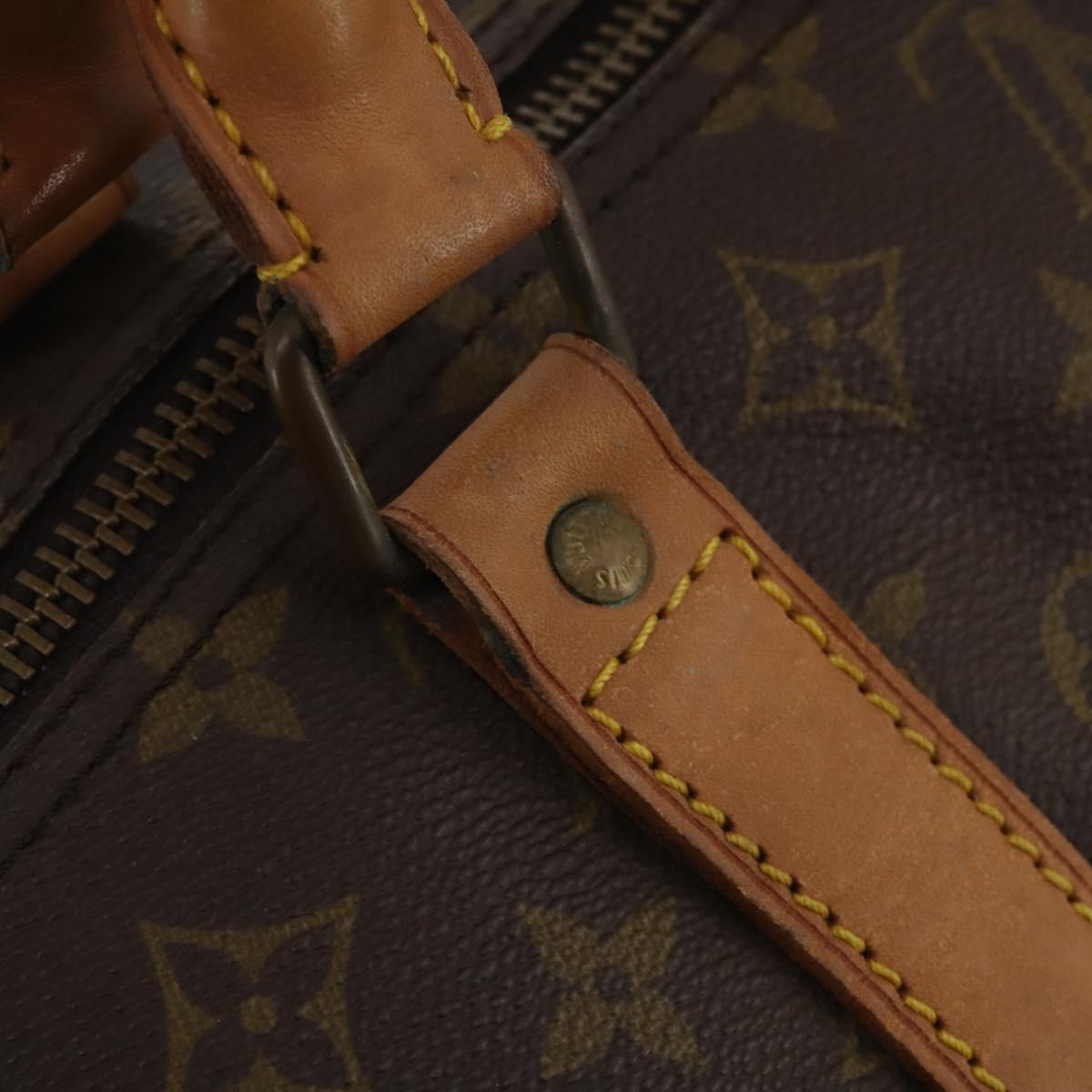 LOUIS VUITTON Monogram Keepall 60 Boston Bag M41422 LV Auth hk4118