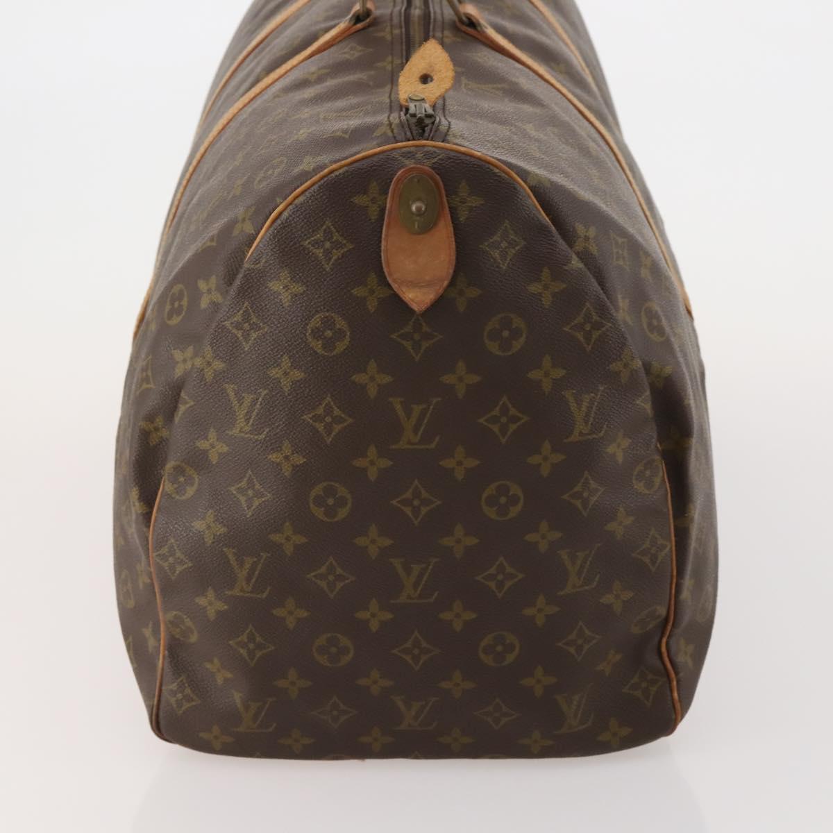 LOUIS VUITTON Monogram Keepall 60 Boston Bag M41422 LV Auth hk4118