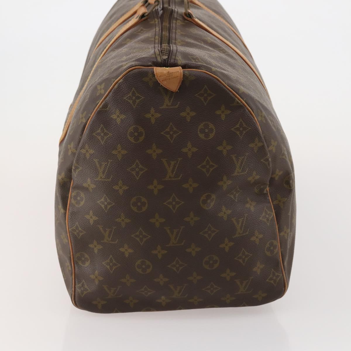 LOUIS VUITTON Monogram Keepall 60 Boston Bag M41422 LV Auth hk4118