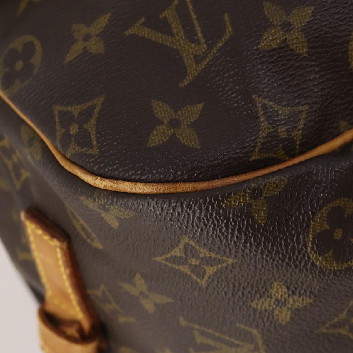 LOUIS VUITTON Monogram Saumur 35 Shoulder Bag M42254 LV Auth hk4132