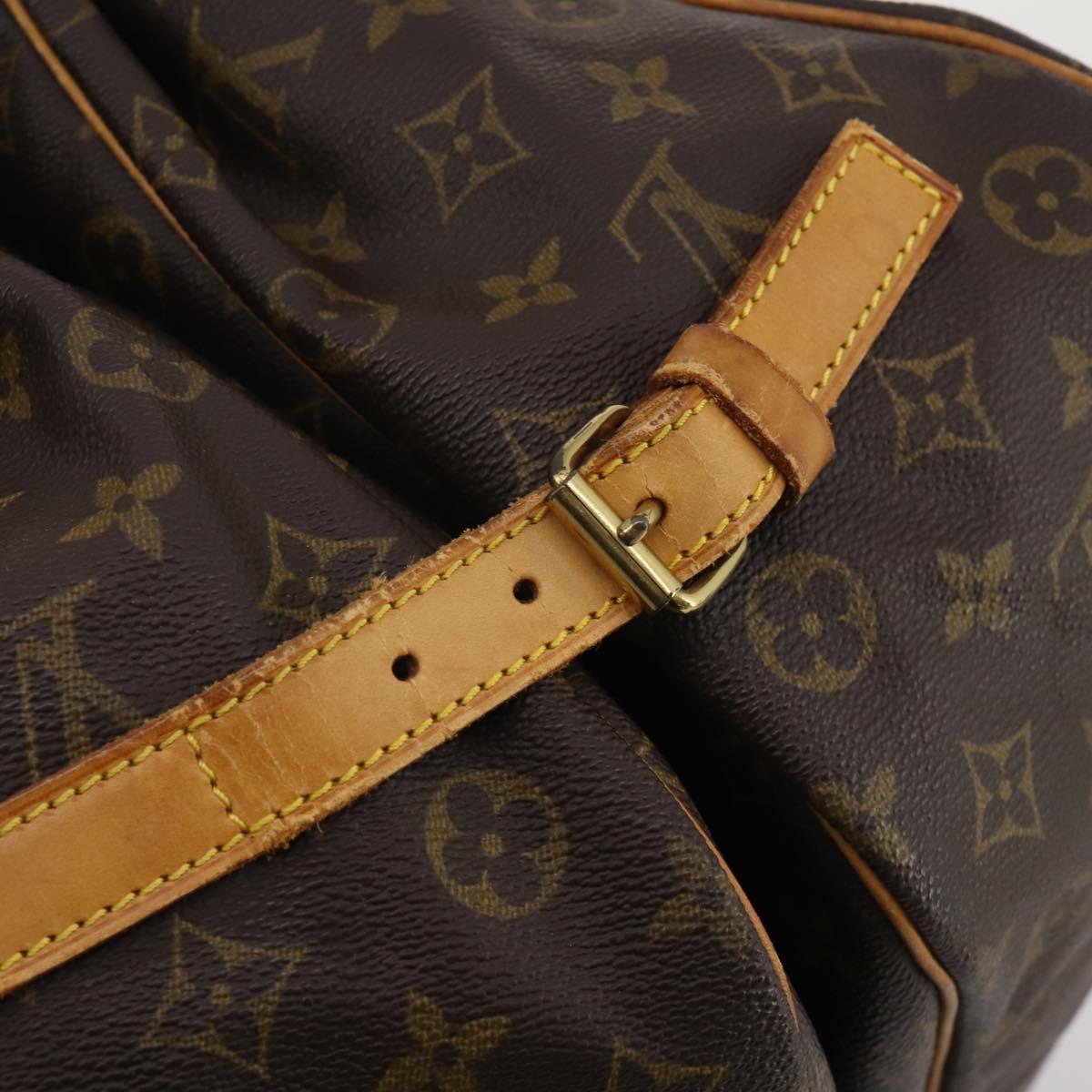 LOUIS VUITTON Monogram Saumur 35 Shoulder Bag M42254 LV Auth hk4132