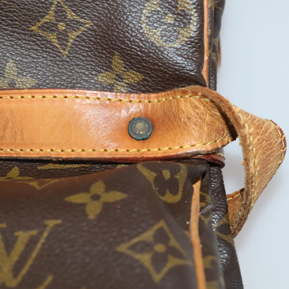 LOUIS VUITTON Monogram Saumur 35 Shoulder Bag M42254 LV Auth hk4133