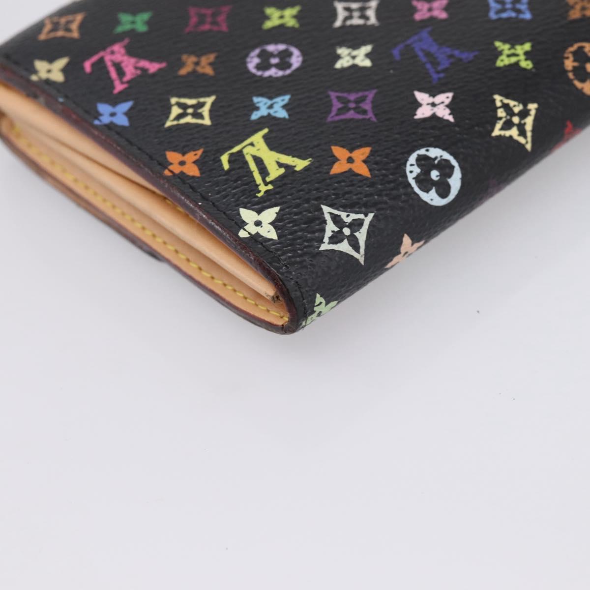 LOUIS VUITTON Monogram Multicolor Portefeiulle Sarah Wallet M60668 Auth hk4177