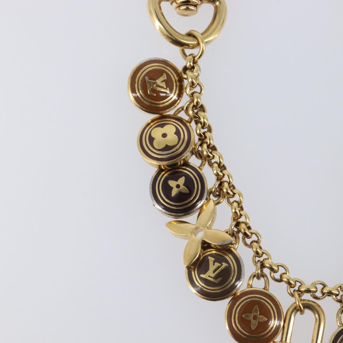 LOUIS VUITTON Porte Cles Chainne Pastille Key Holder metal M65386 LV Auth hk4180